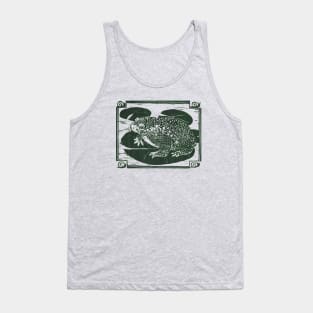 Bull frog on lilly pad Tank Top